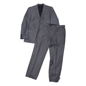 BELLISSIMO Luxury 2-Piece Blazer Jacket & Pants Business SUIT Mens 44R / Large